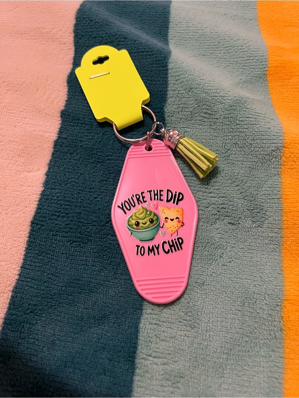 You’re the Dip to my Chip Keychain 🥑